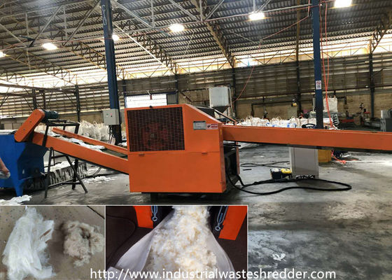 Хорошая цена. Высокая эффективность резца химического волокна полиэстера ненужного шредера волокна ткани Дакрон онлайн